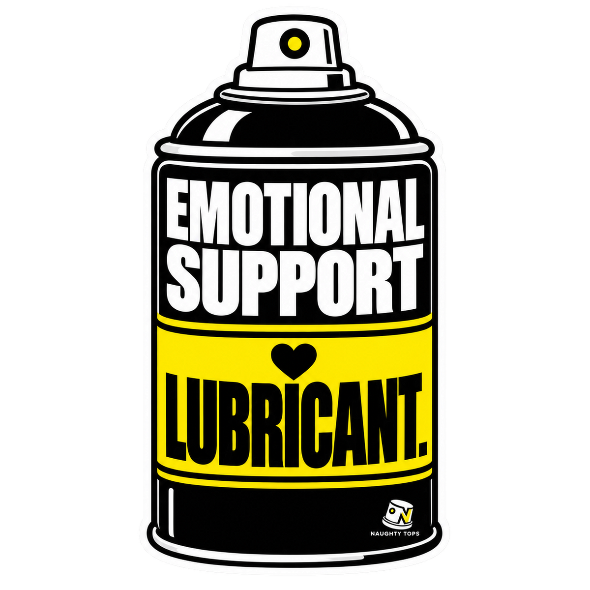 Emotional Support Lubricant — Sticker