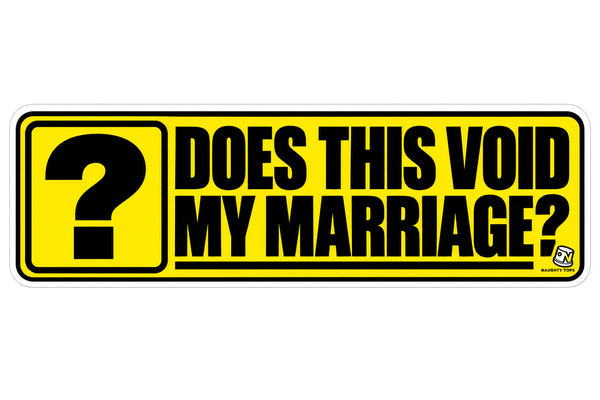 Does This Void My Marriage? — Sticker