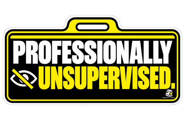 Professionally Unsupervised — Sticker
