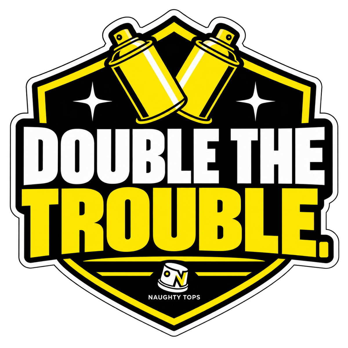 Double the Trouble — Sticker