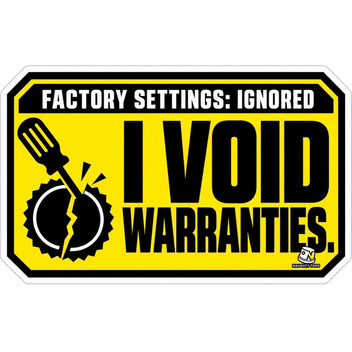 I Void Warranties — Sticker